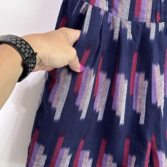 Urban Outfitters Staring At Stars Romper S Strapless Pockets Smocked Summer - Picture 4 of 8